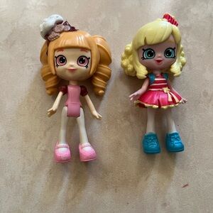 Shopkins Happy Places Coco Cookie & Popette Colorful Kids Toy Figures Set